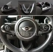 US STOCK CARBON Effect Steering Wheel Covers for MINI Cooper F54 F55 F56 F57 F60 (for: Mini)