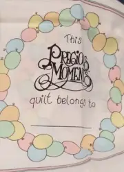 precious moments Quilt Blocks Or Could Be Used As Story Book Bockls