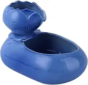 BCOATH Cat Drinking Fountain Shape Ceramic Bowl Pet Water Feeder Vintage Look