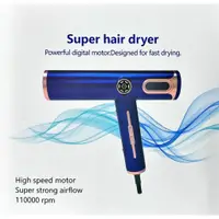 在飛比找蝦皮購物優惠-★Super hair dryer K9★金屬藍吹風機/高級