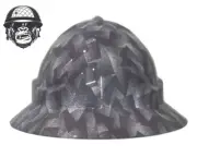 Custom Hydrographic Safety Hard Hat GEO DOTS PRO CHOICE WIDE BRIM