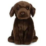 Living Nature Chocolate Labrador 20cm Plush Soft Toy Animal Baby/Infant 0m+