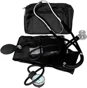 Dixie EMS Blood Pressure and Sprague Stethoscope Kit, Black
