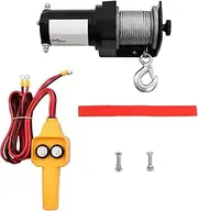 VRAXO 12 V Electric Winch 907 KG Wire Remote Control -6KG,210229