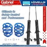 Front Sport Low Gabriel Ultra Strut Shocks Lovells Springs for Honda Integra DA9