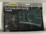 Pro Essentials Outdoor Lights Photocell Timer 2 outlets 125V A.C. NWT