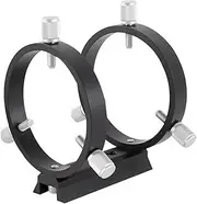Telescope Conductor Scope Support Dovetail 90Mm Base 68/80/90/102Mm Hoop Ring Focus Finder Scope Astronomy Accessory(102mm)