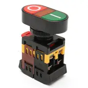 2Pcs Power On/Off Start Stop Push Button Light Indicator Switch