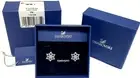 Swarovski Penelop Earrings Snowflake Clear Crystal Pave Authentic NEW 1127635