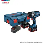 BOSCH BITURBO 雙渦輪18V免碳刷高扭力衝擊扳手機套裝組 GDS 18V-1000 (5.0AH X 2)