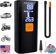 Portable Tire Inflator Air Compressor 20000mAh 150PSI LCD for Car & Bike