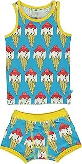 [Småfolk] Boys' Underwear with Ice Cream Base Layer Set