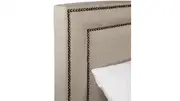 Emirates custom studded headboard