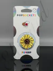Authentic Popsockets Sunflower Design "Sun Bum " Back Of Phone Pop Grip.