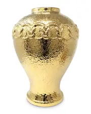 Vivience Gold Ginger Jar with Gold Chain Detail