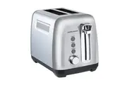 Morphy Richards 1150W Equip 2 Slice Electric Bread Toaster Silver MREK1B 29cm
