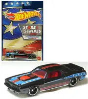 Hot Wheels 1:64 Antique Stars & Stripes 3+ Toy-1971 plymouth Hemi Cuda race car-History Plymouth Camaro