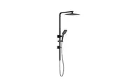Welba 10" Rain Shower Head Set Square Handheld Black