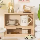 Desktop Storage Cabinet Shelf Showcase for Action Figures Coffee Mugs Toys