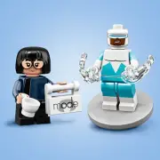 LEGO Disney Edna Mode and Frozone Minifigures The Incredibles Complete Set CMF