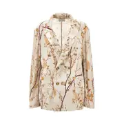 [PIERRE LOUIS MASCIA] PIERRE LOUIS MASCIA Floral print silk jersey jacket Woman S S Beige