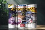 Speedball Sega Master System 20 Ounce Stainless Steel Tumbler Metal Straw