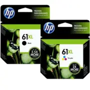 New HP 61XL High Yield Original Ink Cartridge, 1 Black + 1 Color , Dec 2025
