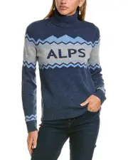 Hannah Rose Alps Turtleneck Wool & Cashmere-Blend Sweater