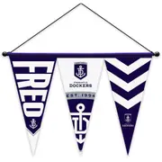 Fremantle Dockers Freo AFL Felt Wall Pennant Hanger Flag Banner