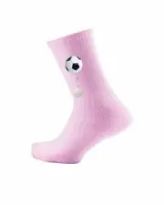 Thorlos Junior's Express Yourself Soccer Crew Socks, Pink, Small