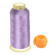 Polyester Embroidery Thread Thread Spools Savers Kit, Light Purple Orange