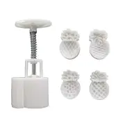Cookie Stamps Pineapple Shape Mooncake Mold Pastry Tool for MidAutumn Festival