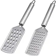 2Pcs Mini Cheese Grater With Handheld Cheese Shredder Kitchen Small Graters for Nutmeg Vegetables Fruits Chocolate Potato,Ginger and Garlic Carrot Shredder Lemon Zester