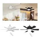 E27 Socket Fan Light with Remote 40W and Dimmable LED Light Bulb for Kitchen