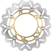 Motorcycle Front Brake Disc Rotors Compatible With Yamaha YZF R3 R25 2015-2016 & XSR900 850 / MT-03 ABS 320 2016