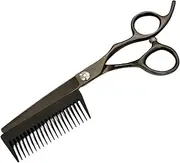 Hair Cut Scissors,Scissors for Hair Cutting | Thinning Shear with Detachable Comb 2-in-1 Hairdressing Tools for Men Women Elderly Kids Styling Grooming Travel Bathroom Barber Hairstylist