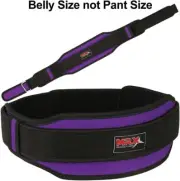 MRX Weight Lifting Training Belt with Double Back Support 5" Wide Belts Gym Belt
