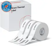 Label Maker Tape for D11/D110/D101 Label Maker, 12 X 40 Mm (0.47'' X 1.57'') 160