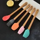 Baking Tool Cake Spatula 5pcs/Set Oil Brush Portable Apply Cream