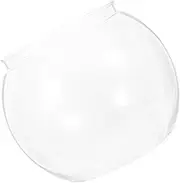 Abaodam Compact Clear Pet Fish Tank Shatterproof Plastic Goldfish Aquarium for Desk Office Small Round Betta Fish Bowl Easy to Handle and Clean for Any Space