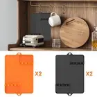 2Pcs Griddle Tools Mat Silicone Heat Resistant Spatula Mat for Outdoor TopBC