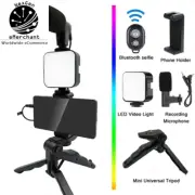 Smartphone Video Kit: LED Light, Microphone, Tripod, Stabilizer for Vlogging
