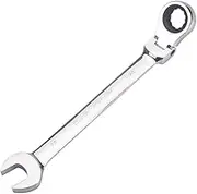 24mm Metric Flex-Head Ratchet Wrench,Box End Head 72-Tooth Ratcheting Combination Wrench Spanner