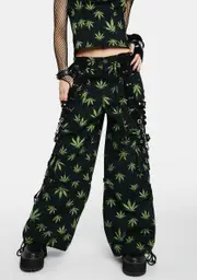 [Tripp NYC] Grass Dark Street Pants