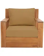 Safavieh Couture Kauai Brazil Teak Patio Chair