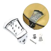 Triangle Mandolin Tailpiece Surface Polished Sturdy with Mounting Hardware