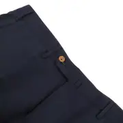 PT01 NWT Flat Front Dress Pants Size 52 36 US Blue Small Pattern Wool Blend