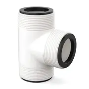 1 Pack Pool Hose Connector Replacement for Intex and Coleman, 1.5 inch Pool Hose T Connector Fits Filter Pumps, Threaded Hose Connections