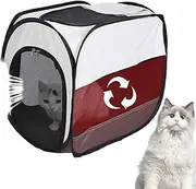 Pet Drying Box - Portable Foldable Dog Drying Box | Foldable Portable Grooming Cage Dryer | Anti-Hair Flying Design | Breathable Bathing Grooming Tent Puppies for Travel, Salon, Home Use