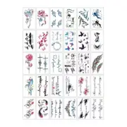 30Pcs/Set Dark Temporary Tattoo Sticker Temporary Tattoo Fake Tattoo1215